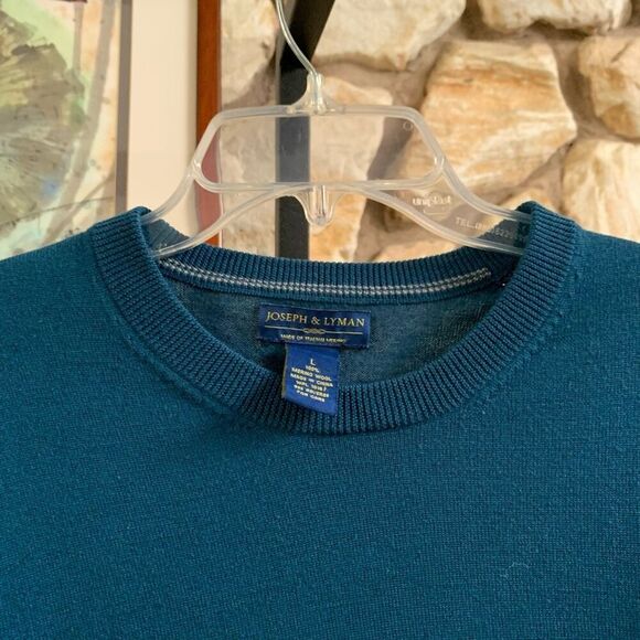 Joseph & Lyman mens 100% Merino wool sweater - Picture 5 of 9